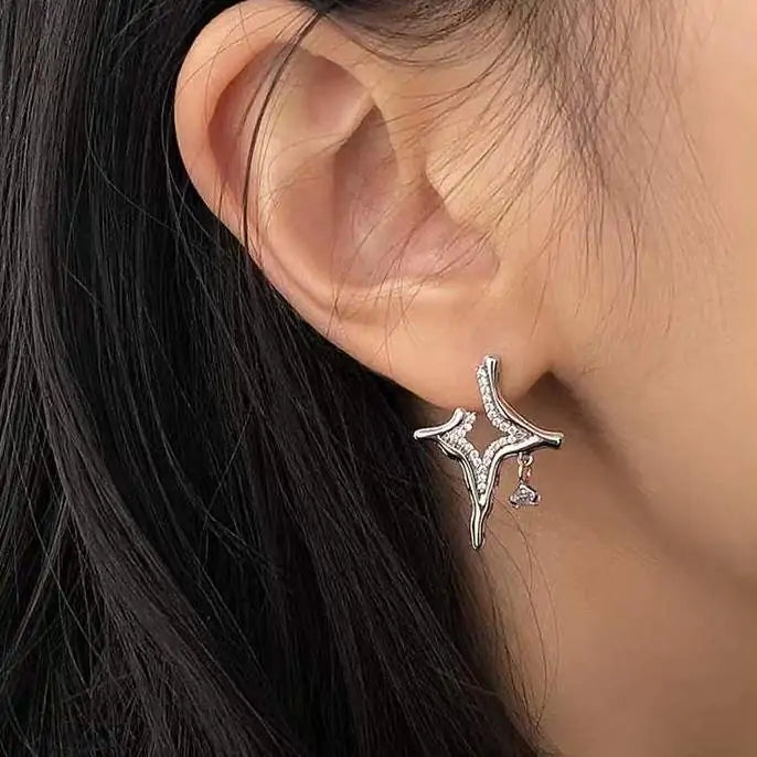 discountgiftsandgadgets, discountgiftsandgadgets.com, Asterism Rhinestone Earrings