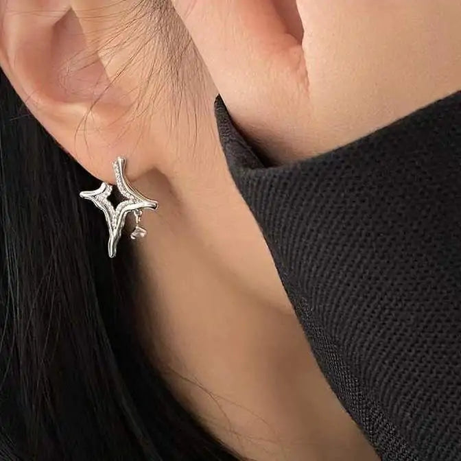 discountgiftsandgadgets, discountgiftsandgadgets.com, Asterism Rhinestone Earrings