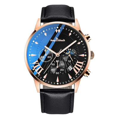 Men's Luxury Leather Sports Watch