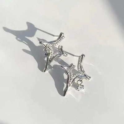 discountgiftsandgadgets, discountgiftsandgadgets.com, Asterism Rhinestone Earrings